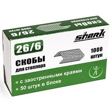 Скобы Shark 26/6