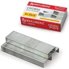 Скобы Brauberg 26/6