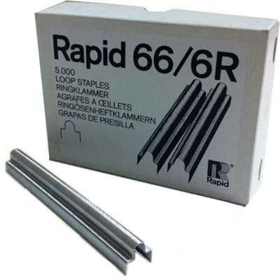 Rapid 66/6R скобы для степлера кольцевые файловые
