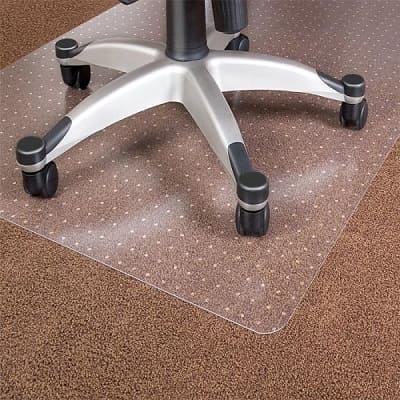 ClearStyle 92х92 см защитный напольный коврик под кресло для ковровых покрытий